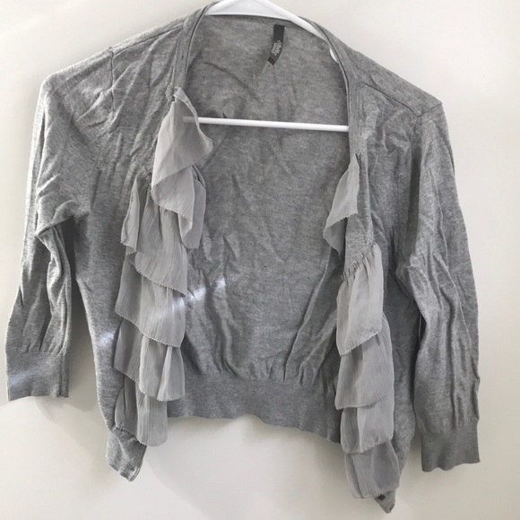 Charlotte Russe Sweaters - Grey cardigan